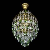 Люстра Лора №3 журавлик Зеленая под бронзу в Кирове