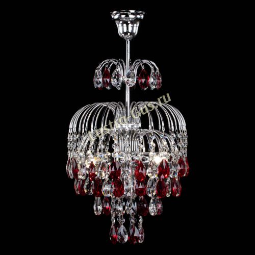 Люстра Лора №3 журавлик красная в Кирове Гусь Хрустальный