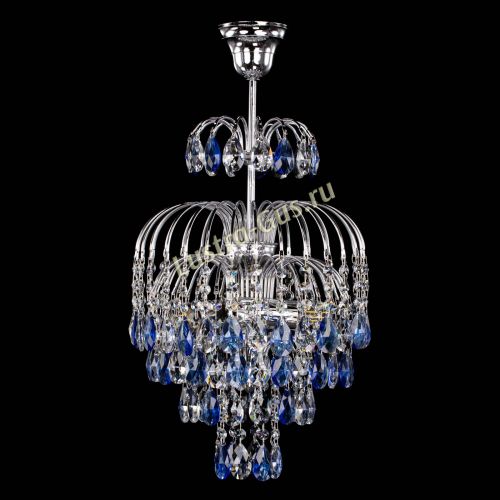 Люстра Лора №3 журавлик синяя в Кирове Гусь Хрустальный