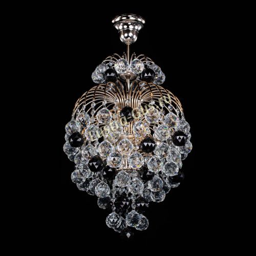 Люстра Лора Шар 40 черная в Кирове Гусь Хрустальный