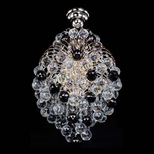 Люстра Лора Шар 40 черная в Кирове Гусь Хрустальный