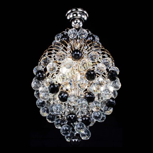 Люстра Лора Шар 40 черная в Кирове Гусь Хрустальный