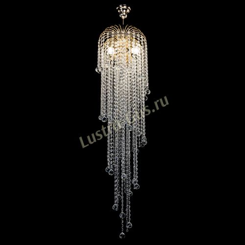 Люстра Лора Винтаж длинная (шар 30мм) в Кирове Гусь Хрустальный