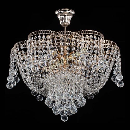 Люстра Лотос Анна с подвесом в Кирове Гусь Хрустальный