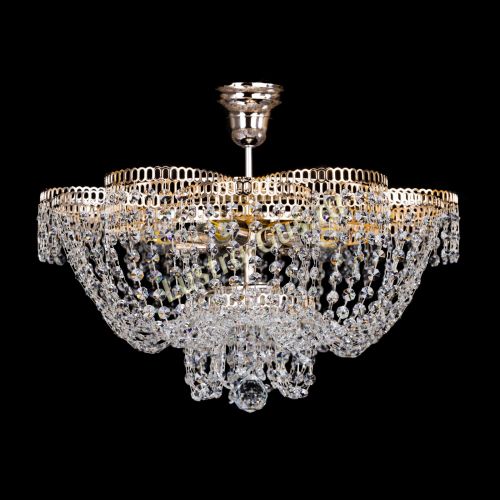 Люстра Лотос Пион с подвесом в Кирове Гусь Хрустальный