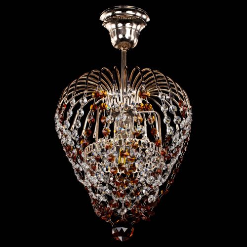 Люстра Малинка обтикон чайная в Кирове Гусь Хрустальный