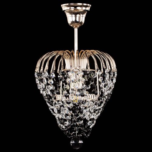 Люстра Малинка обтикон черная в Кирове Гусь Хрустальный