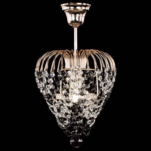 Люстра Малинка обтикон черная в Кирове Гусь Хрустальный