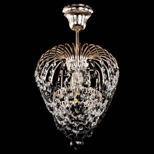 Люстра Малинка обтикон черная в Кирове Гусь Хрустальный