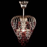 Люстра Малинка обтикон красная в Кирове