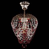 Люстра Малинка обтикон красная в Кирове