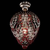 Люстра Малинка обтикон красная в Кирове