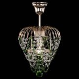 Люстра Малинка обтикон зеленая в Кирове