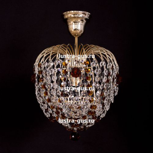 Люстра Малинка шар чайная в Кирове Гусь Хрустальный