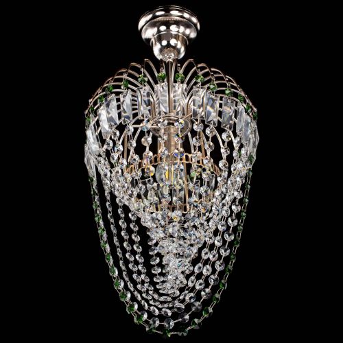 Люстра Малинка Водоворот зеленая в Кирове Гусь Хрустальный