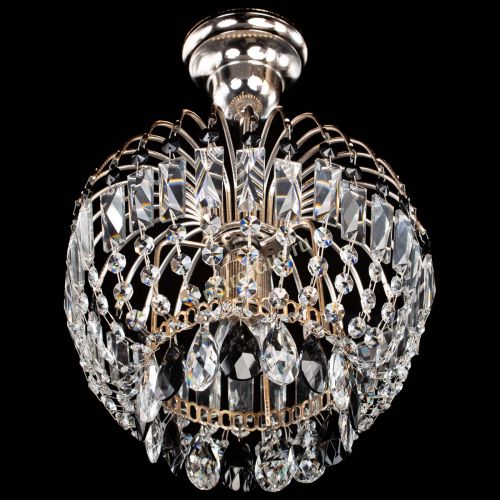 Люстра Малинка черная в Кирове Гусь Хрустальный