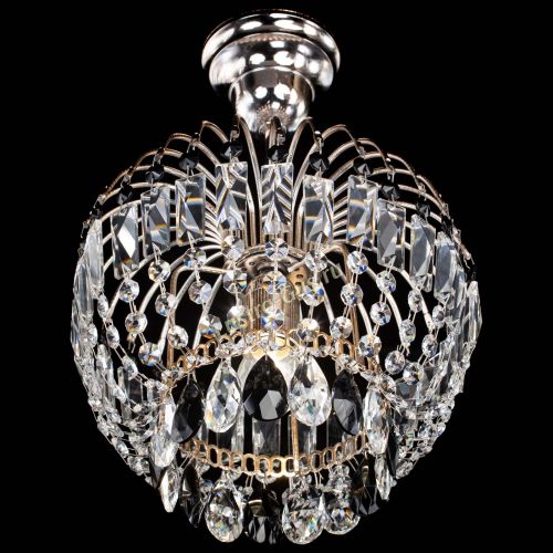 Люстра Малинка черная в Кирове Гусь Хрустальный