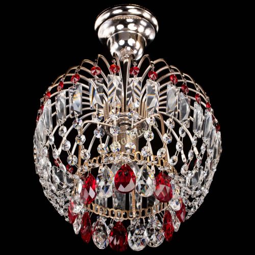 Люстра Малинка красная в Кирове Гусь Хрустальный