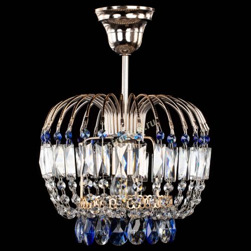 Люстра Малинка синяя в Кирове Гусь Хрустальный