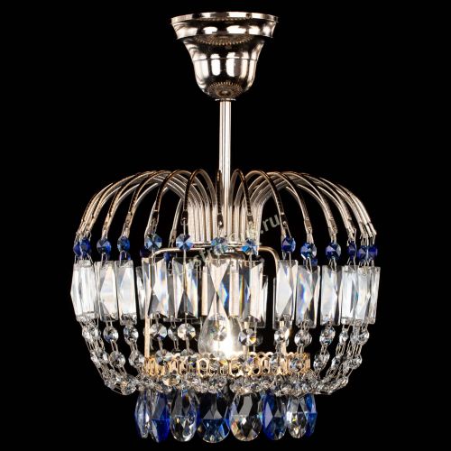 Люстра Малинка синяя в Кирове Гусь Хрустальный