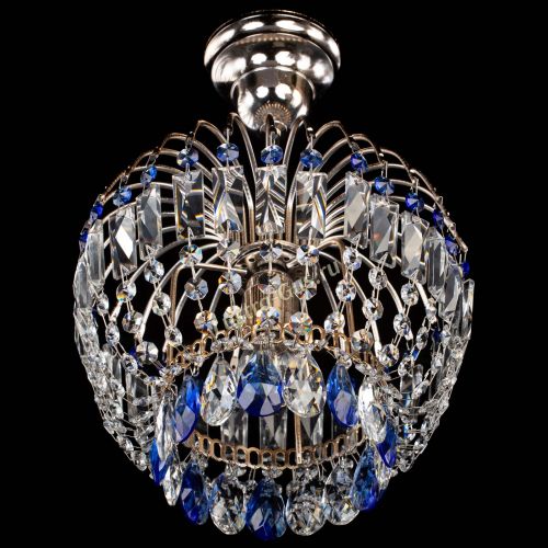Люстра Малинка синяя в Кирове Гусь Хрустальный