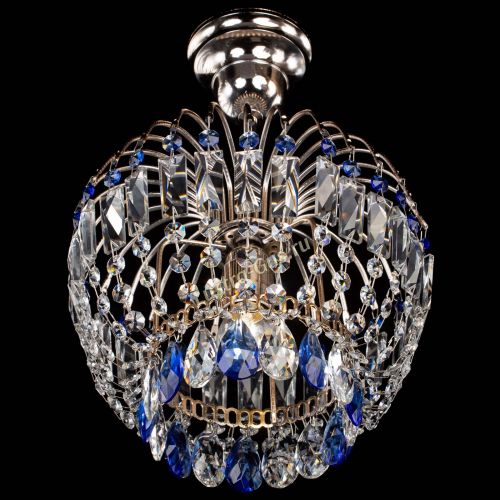 Люстра Малинка синяя в Кирове Гусь Хрустальный