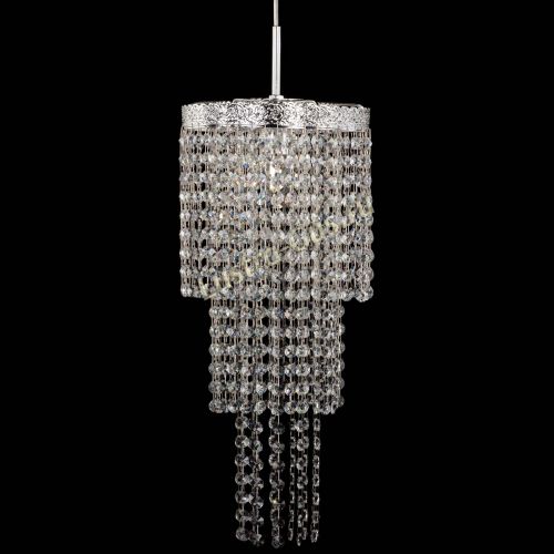 Люстра Милан №1 каскад на тросе в Кирове Гусь Хрустальный