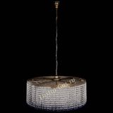 Люстра Милан капель №10 под бронзу синяя с подвесом в Кирове