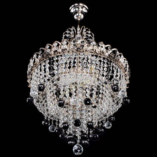 Люстра Натали Софья черная в Кирове Гусь Хрустальный