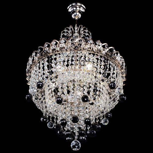 Люстра Натали Софья черная в Кирове Гусь Хрустальный