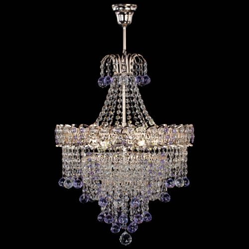 Люстра Натали Софья фиолетовая в Кирове Гусь Хрустальный
