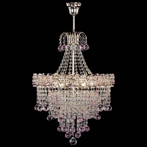 Люстра Натали Софья розовая в Кирове Гусь Хрустальный