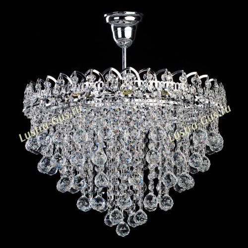 Люстра Капель Лепесток Шар  30мм с подвесом в Кирове Гусь Хрустальный