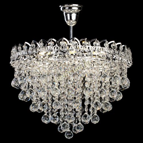 Люстра Капель Лепесток Шар  30мм с подвесом в Кирове Гусь Хрустальный