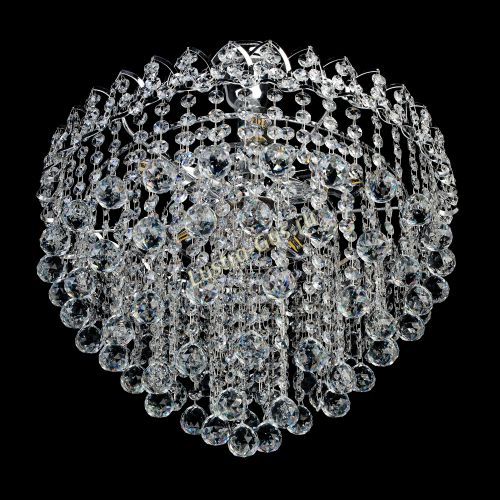 Люстра Капель Лепесток Шар  30мм с подвесом в Кирове Гусь Хрустальный