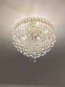 Люстра Капель Лепесток Шар  30мм с подвесом в Кирове отзыв и фото покупателя