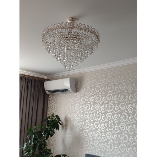 Люстра Капель Лепесток Шар  30мм с подвесом в Кирове Гусь Хрустальный