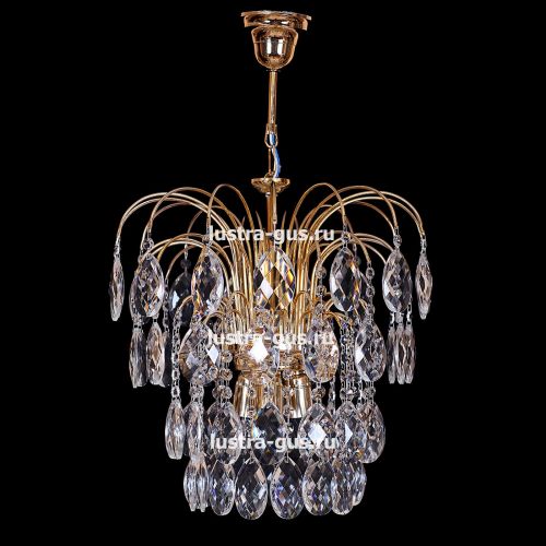 Люстра Каскад Баден 3 в Кирове Гусь Хрустальный