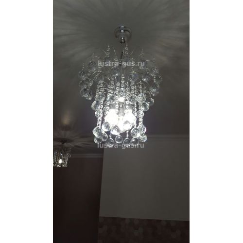 Люстра Каскад Шар 40 мм в Кирове Гусь Хрустальный