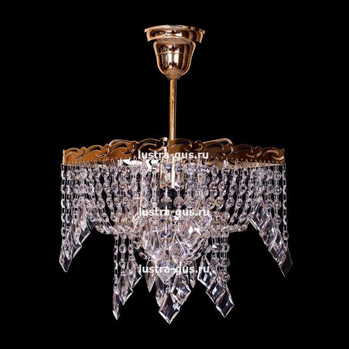 Люстра Квадрат Перо подвесная в Кирове Гусь Хрустальный