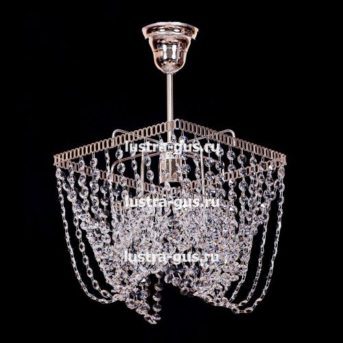 Люстра Квадрат Василиса с подвесом в Кирове Гусь Хрустальный