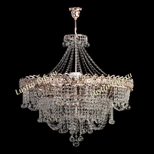 Люстра Водопад Софья с подвесом в Кирове Гусь Хрустальный