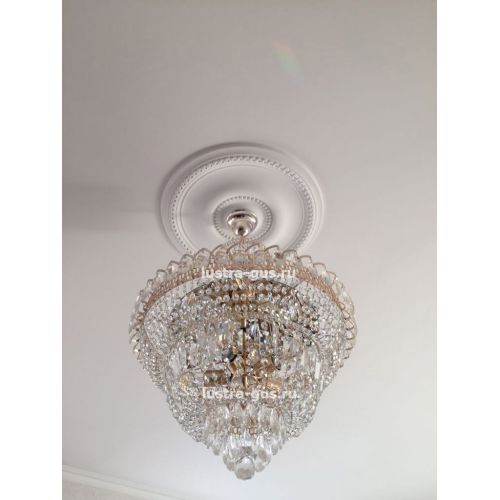 Люстра Водопад с подвесом  в Кирове Гусь Хрустальный