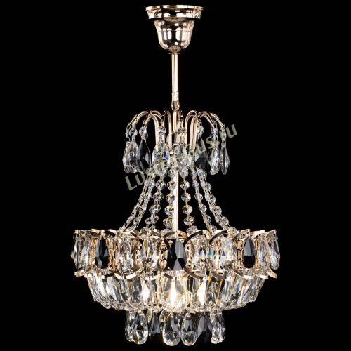 Люстра Ника 1 лампа черная в Кирове Гусь Хрустальный