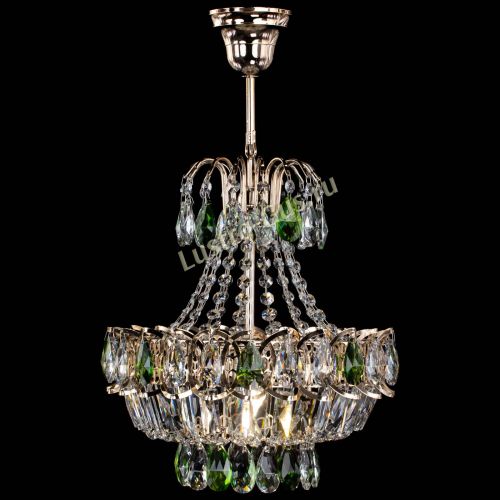 Люстра Ника 1 лампа зеленая в Кирове Гусь Хрустальный