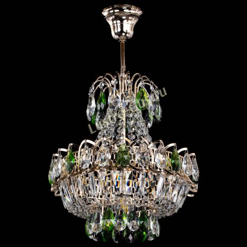 Люстра Ника 1 лампа зеленая в Кирове Гусь Хрустальный