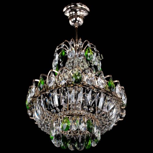 Люстра Ника 1 лампа зеленая в Кирове Гусь Хрустальный