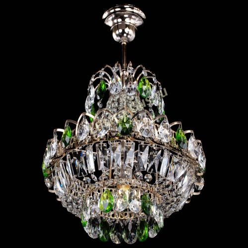 Люстра Ника 1 лампа зеленая в Кирове Гусь Хрустальный