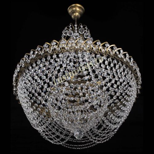 Люстра Ника Лепестки №5 под бронзу в Кирове Гусь Хрустальный