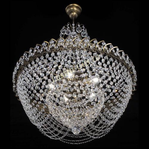 Люстра Ника Лепестки №5 под бронзу в Кирове Гусь Хрустальный